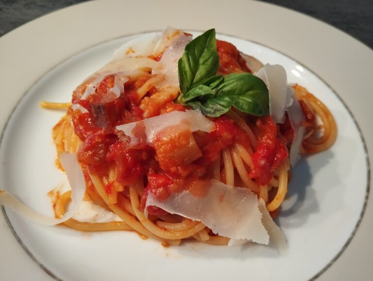 Pasta aux aubergines