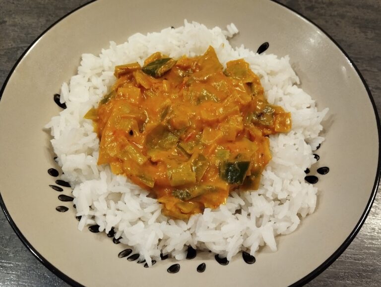 Curry de poireaux
