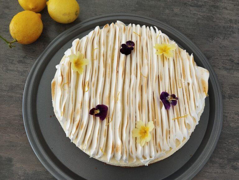 Entremet citron meringuée