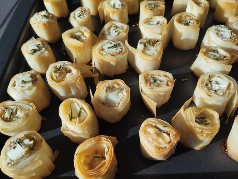 Bouchées croustillantes filo-feta